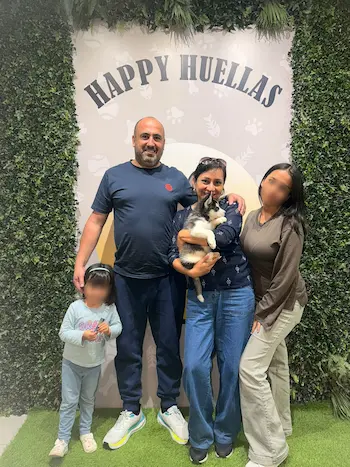 cachorro husky siberiano familia feliz madrid fuenlabrada